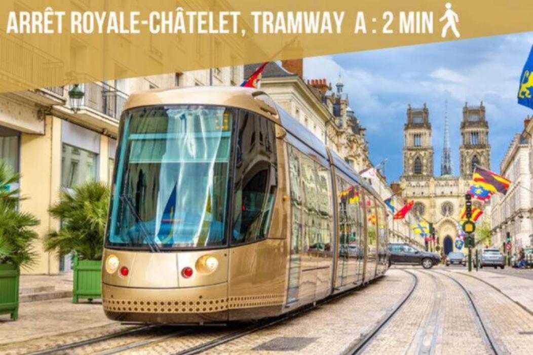 Apartmán T2 Le Chatelet Orléans Exteriér fotografie