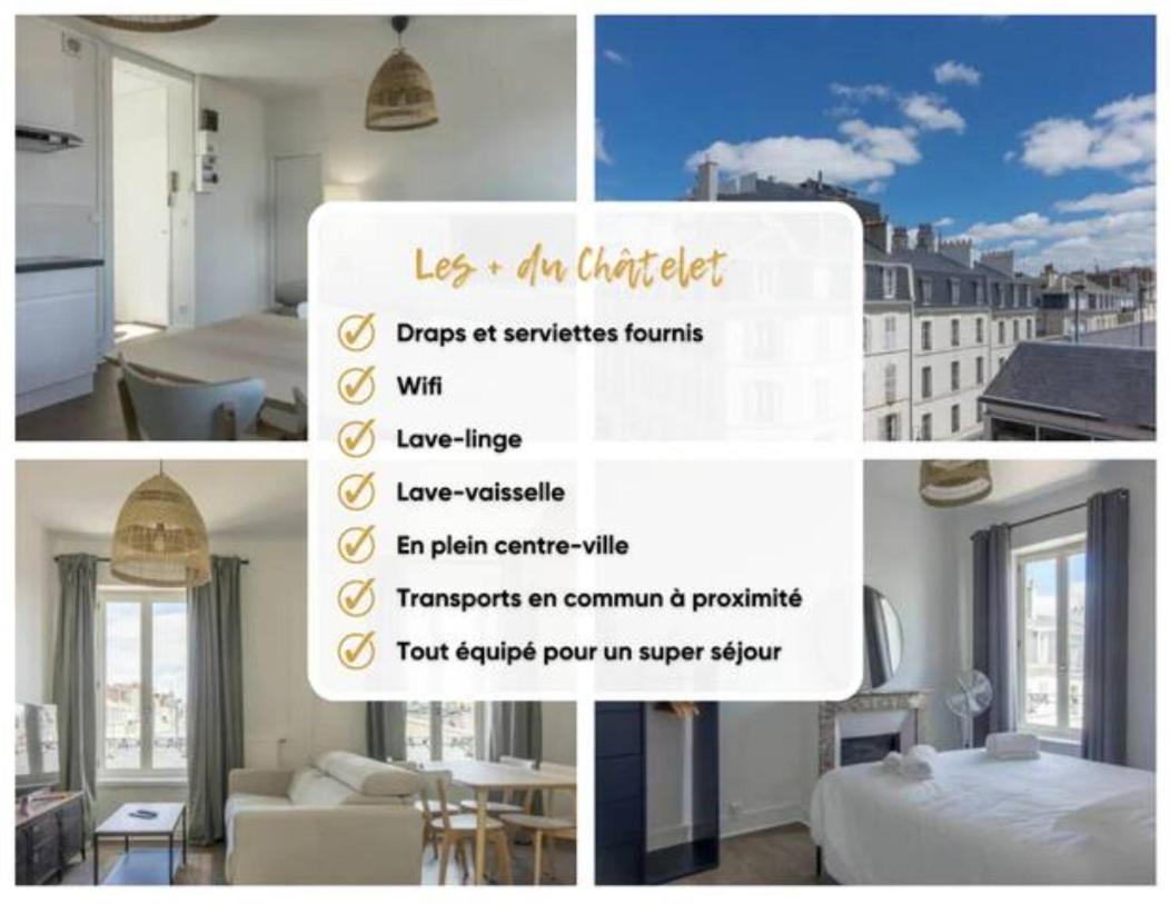 Apartmán T2 Le Chatelet Orléans Exteriér fotografie